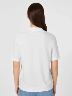 Alma ＆ Lovis Damen-Jerseypolo Weiß Online