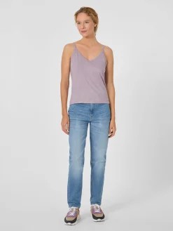 Alma ＆ Lovis Damen-Jerseytop Flieder Hot