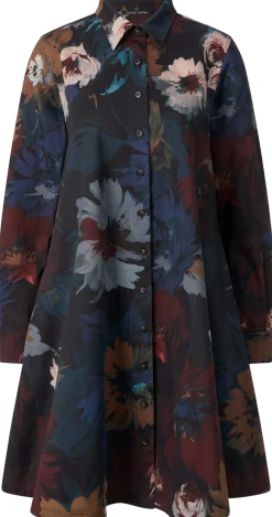 Hannes Roether Damenkleid geknöpft Multicolor Best