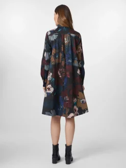 Hannes Roether Damenkleid geknöpft Multicolor Best