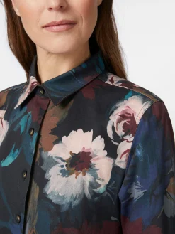 Hannes Roether Damenkleid geknöpft Multicolor Best