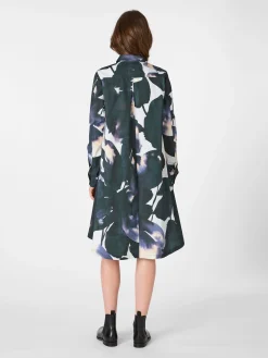 Hannes Roether Damenkleid geknöpft, Multicolor Clearance