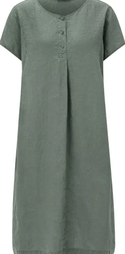Oska Damenkleid Hanf Kurzarm Sale