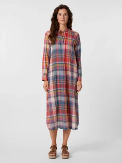 Moismont Damenkleid lang kariert Clearance