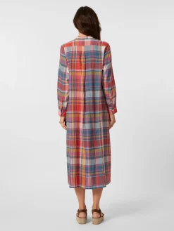 Moismont Damenkleid lang kariert Clearance