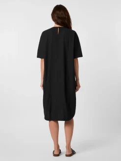 Knowledge Cotton Apparel Damenkleid Lyocell-Leinen Schwarz Hot