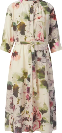 Hannes Roether Damenkleid Midi Multicolor