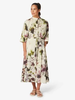 Hannes Roether Damenkleid Midi Multicolor