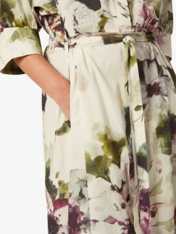 Hannes Roether Damenkleid Midi Multicolor