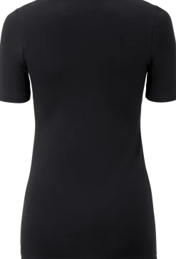 Comazo Damen-Kurzarmshirt Schwarz Best