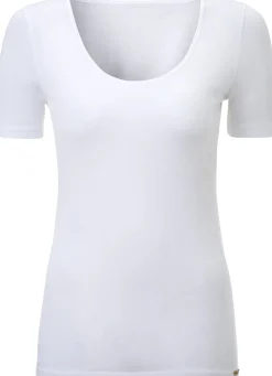 Comazo Damen-Kurzarmshirt Weiß Sale