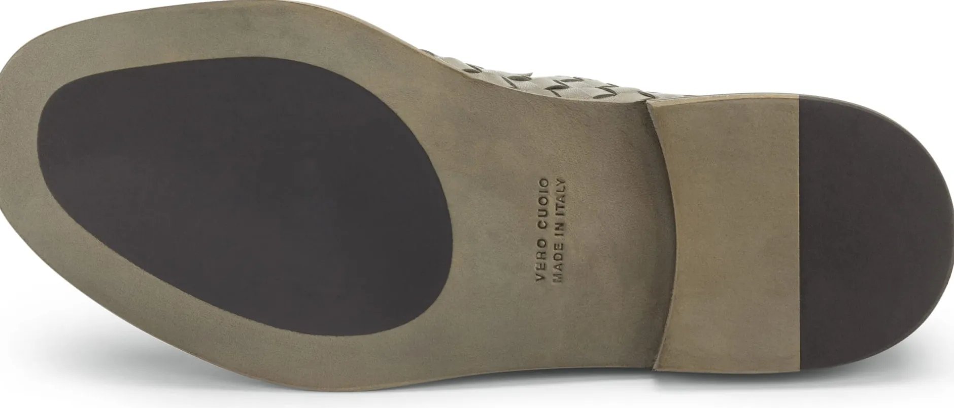 Punto Pigro Damen-Lederslipper geflochten Oliv New