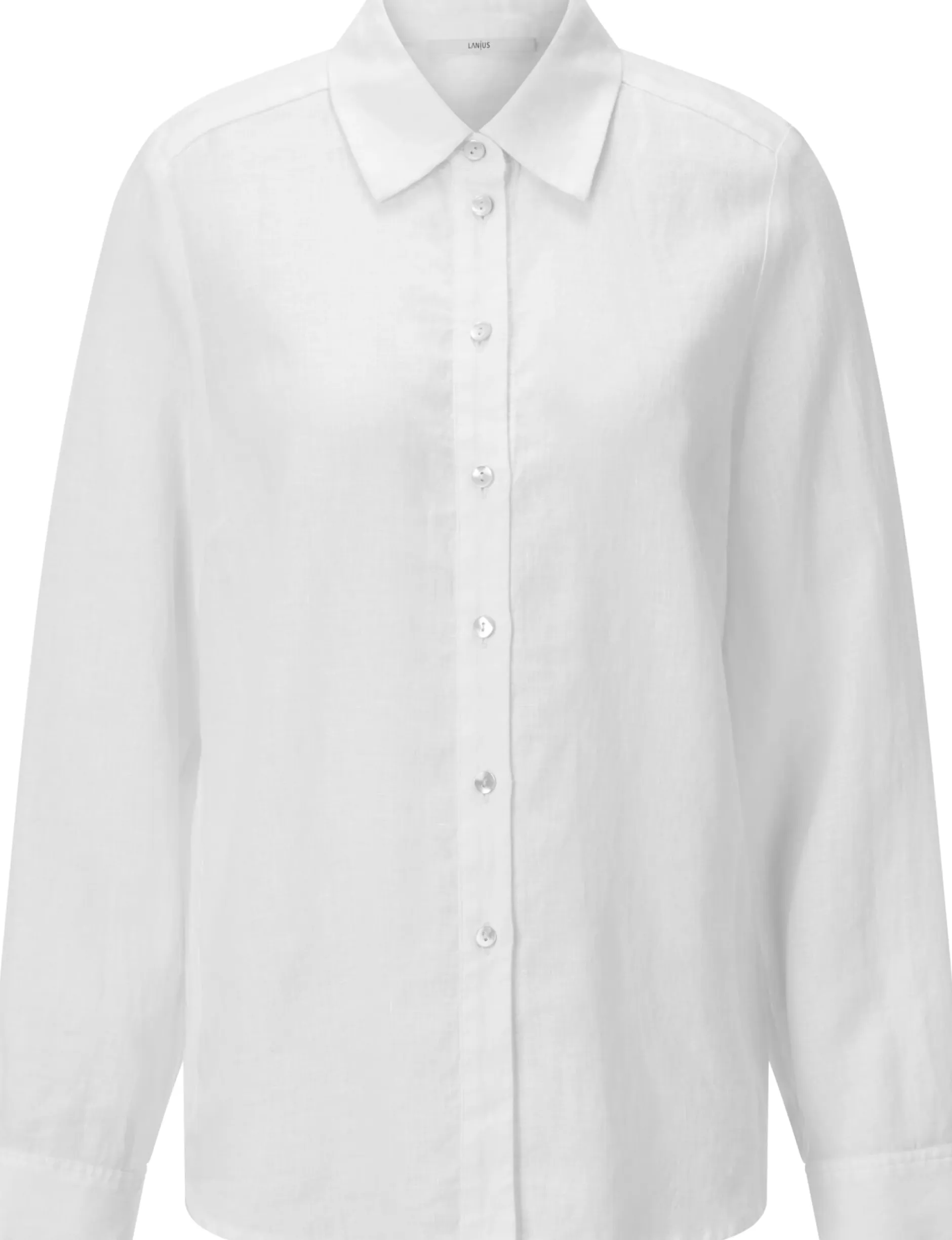 LANIUS Damen-Leinenbluse Weiß Sale