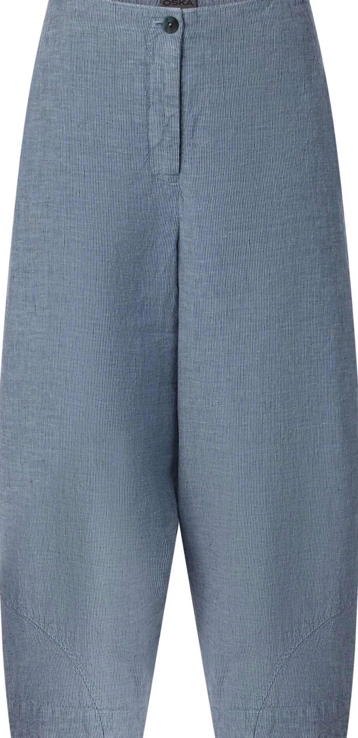 Oska Damen-Leinenhose Mittelblau