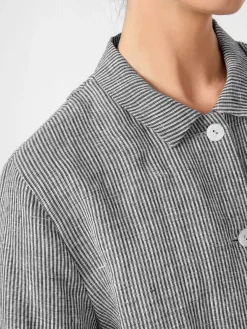 Oska Damen-Leinenjacke gestreift Discount