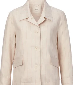 LANIUS Damen-Leinenjacke Streifen Online