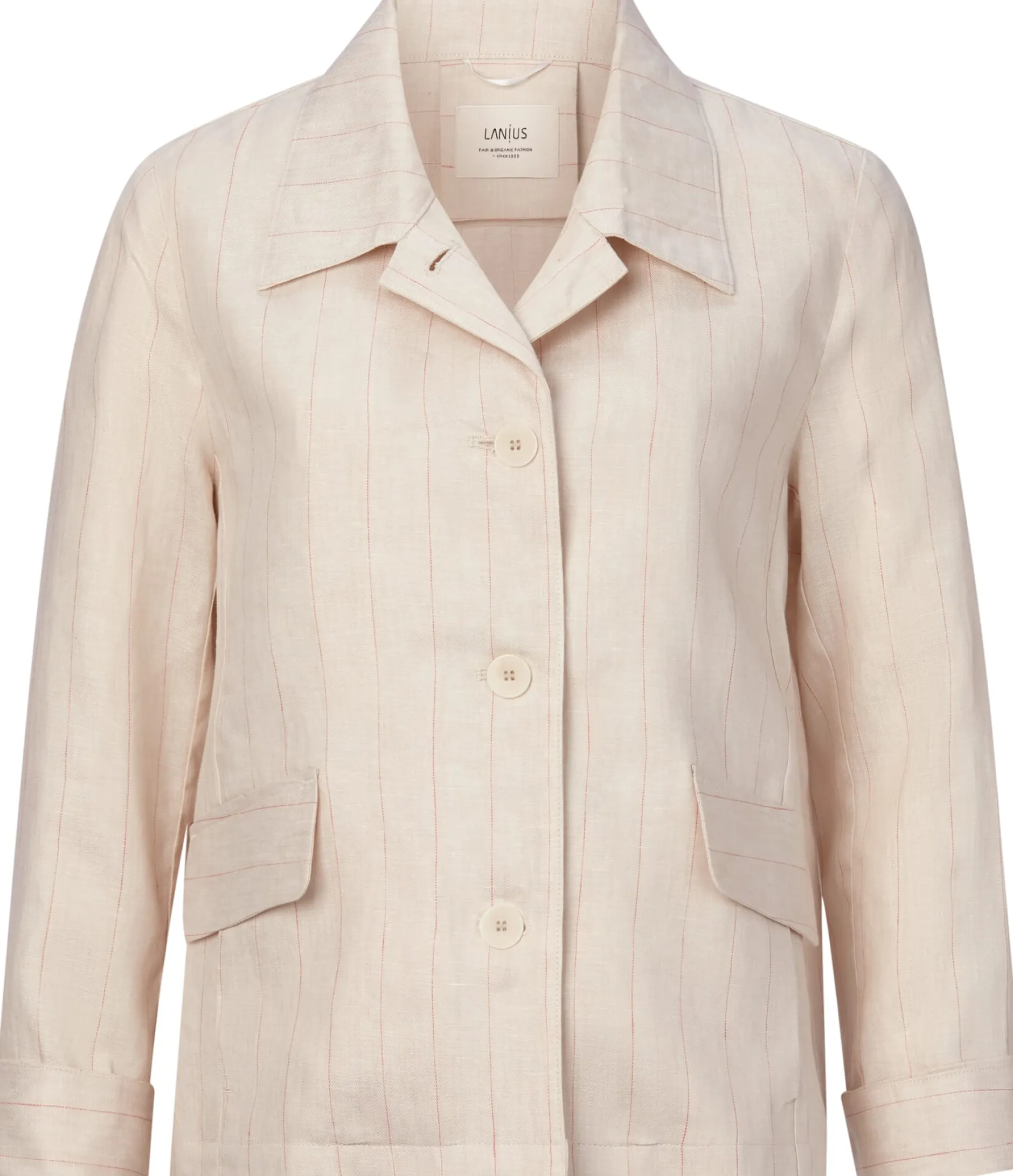 LANIUS Damen-Leinenjacke Streifen Online