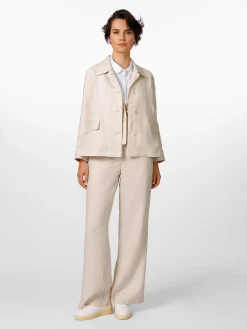 LANIUS Damen-Leinenjacke Streifen Online