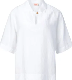 Armor lux Damen-Leinenschlupfbluse Weiß Best
