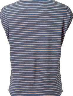 LANIUS Damen-Leinenshirt gestreift New