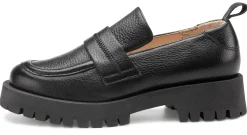 Werner Schuhe Damenloafer Leder Schwarz Best