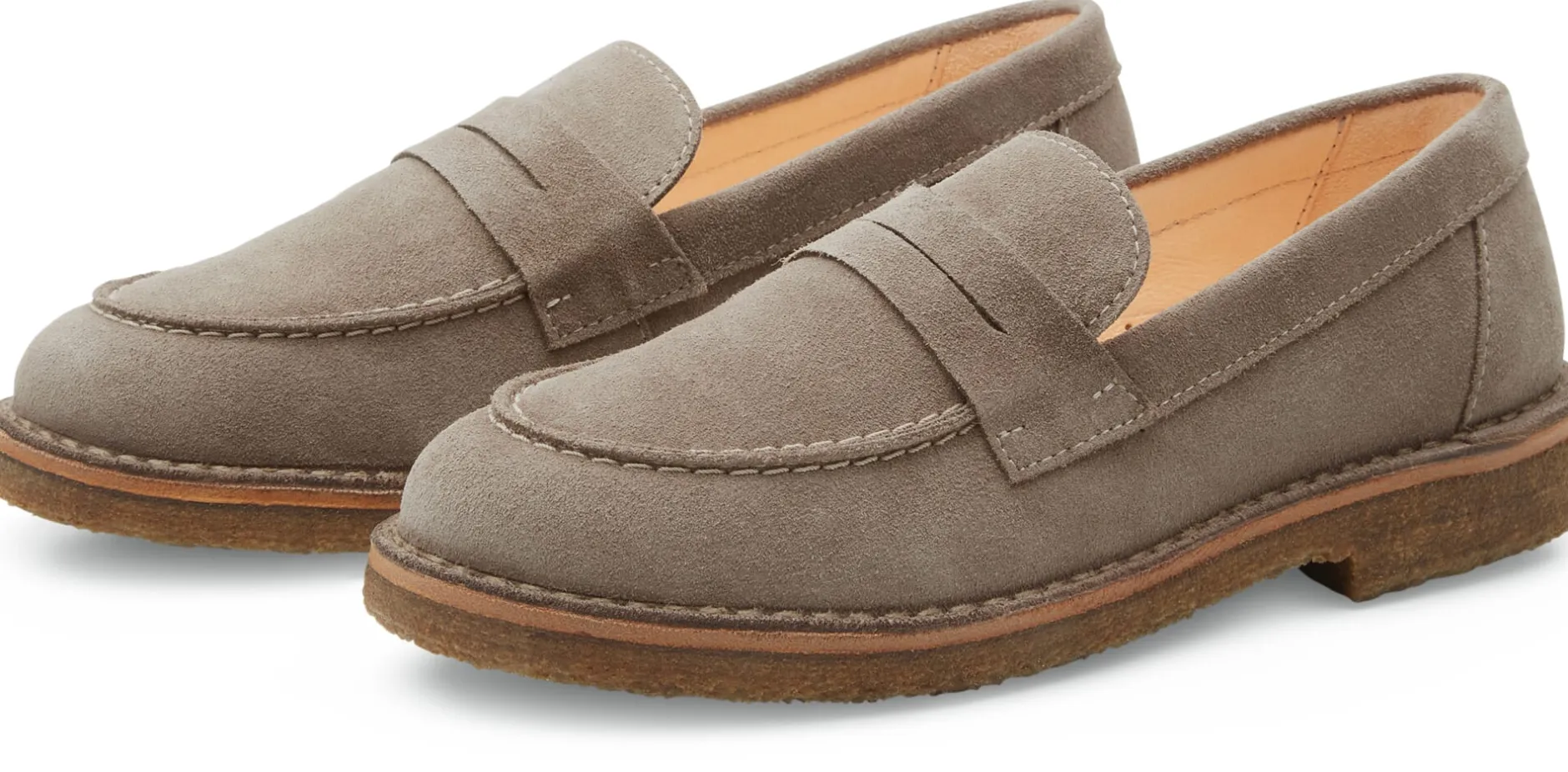 Astorflex Damen-Loafer Rauleder Grau Clearance