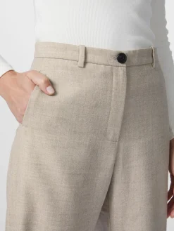 LANIUS Damen-Marlenehose Wolle Best