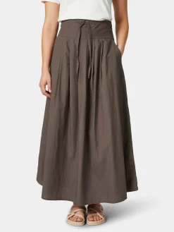 CARE BY ME Damen-Midirock Hellbraun