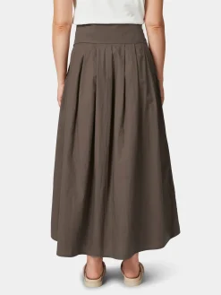 CARE BY ME Damen-Midirock Hellbraun