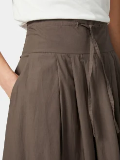 CARE BY ME Damen-Midirock Hellbraun