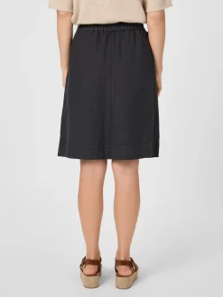 Manufactum Damen-Midirock Baumwolle Navy Sale