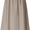 CARE BY ME Damen-Midirock breiter Bund, Sand Sale