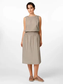 CARE BY ME Damen-Midirock breiter Bund, Sand Sale