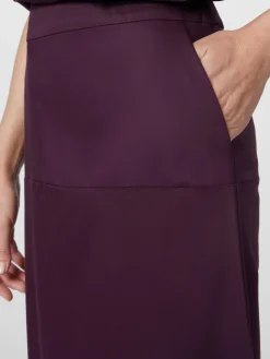 LANIUS Damen-Midirock TENCEL™ Violett New