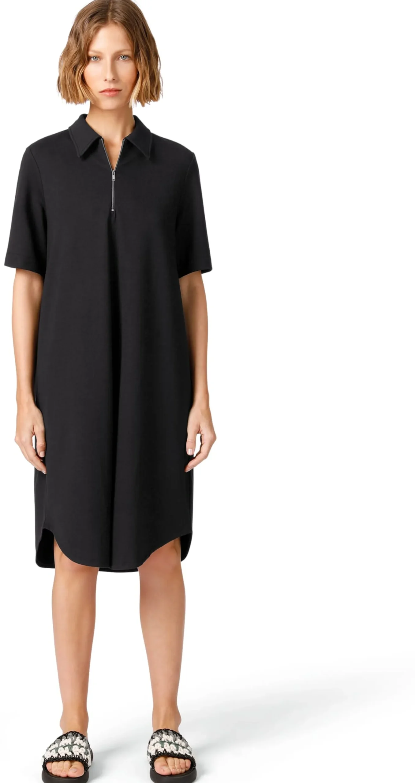 Armedangels Damen-Polokleid Schwarz Sale