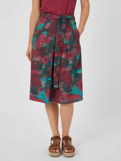 Alma ＆ Lovis Damen-Popelinerock Multicolor