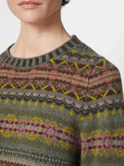 Eribé Damenpullover Lammwolle Multicolor New