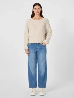 Seldom Damenpullover Oversized Natur Best