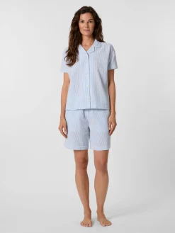Knowledge Cotton Apparel Damen-Pyjamashirt Seersucker Sale