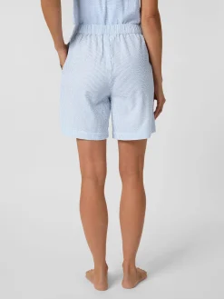 Knowledge Cotton Apparel Damen-Pyjamashorts Seersucker