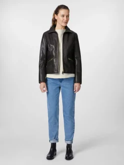 Hack Lederware Damen-Roadsterjacke Pferdeleder New