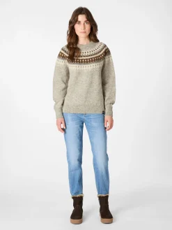 Rauma Ullvarefabrikk Damen-Rundhalspullover New