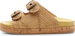 Werner Schuhe Damensandale Raffia Natur Outlet