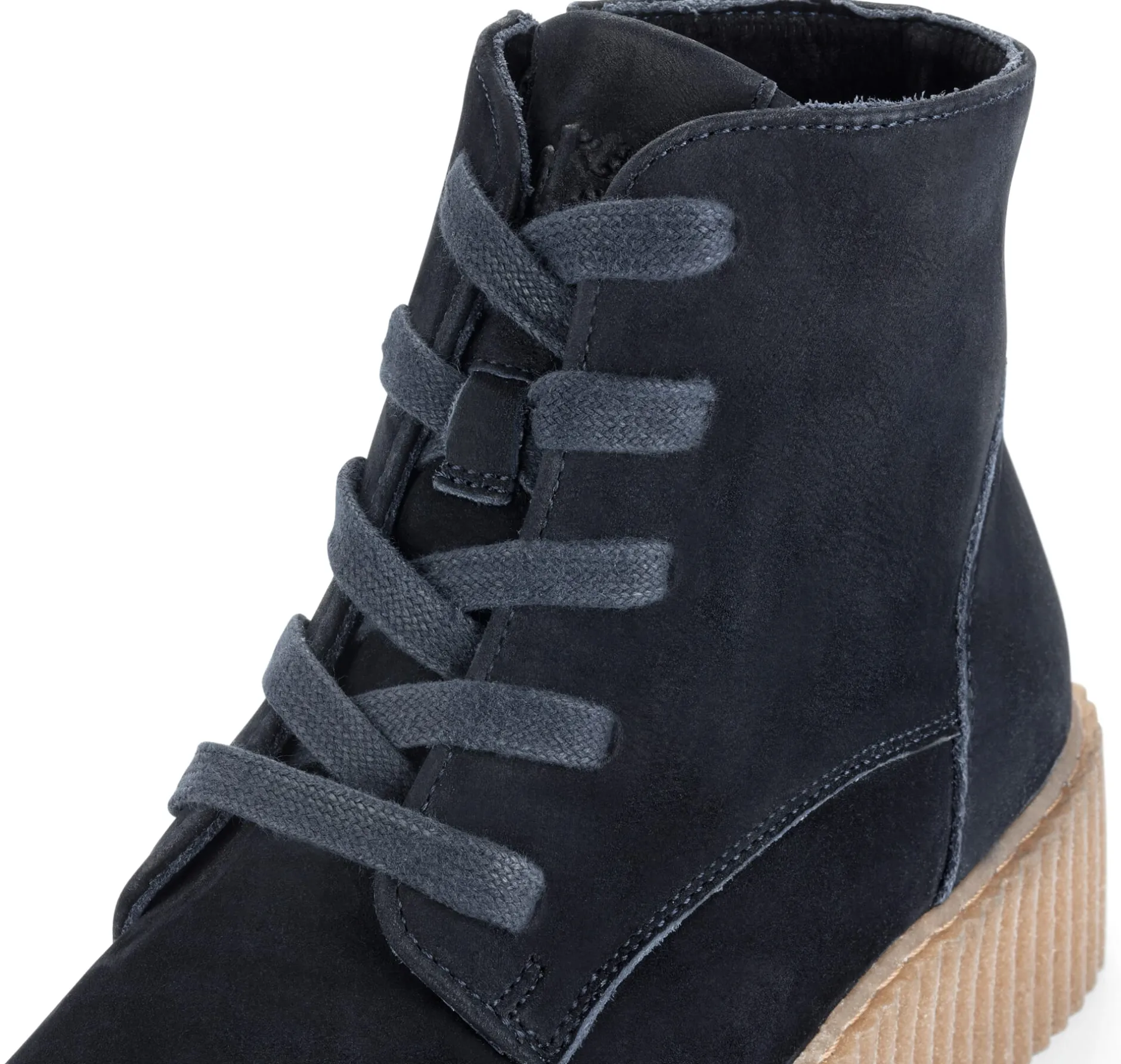 Werner Schuhe Damen-Schnürstiefel Dunkelblau Sale