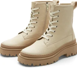 Werner Schuhe Damen-Schnürstiefelette Beige
