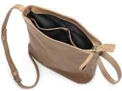 Harold’s Lederwaren Damen-Schultertasche Rindleder Taupe Sale