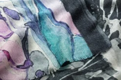 Blue Valley Damen-Schultertuch gemustert, Multicolor Clearance