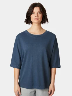 Oska Damenshirt Halbarm Blau