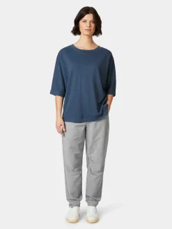 Oska Damenshirt Halbarm Blau