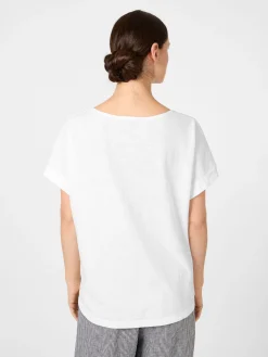 Oska Damenshirt Kurzarm Weiß Sale